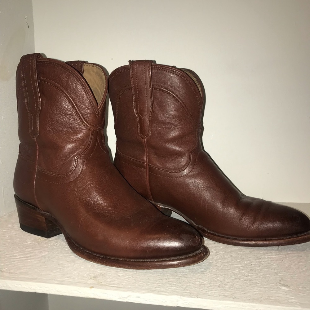 Tecovas Cowboy Boots the Penny in Bourbon